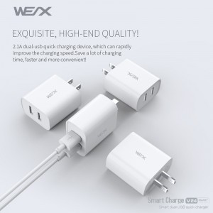 WEX - V24 kaksoiskäyttöinen laturi, seinä laturi, virtalähde