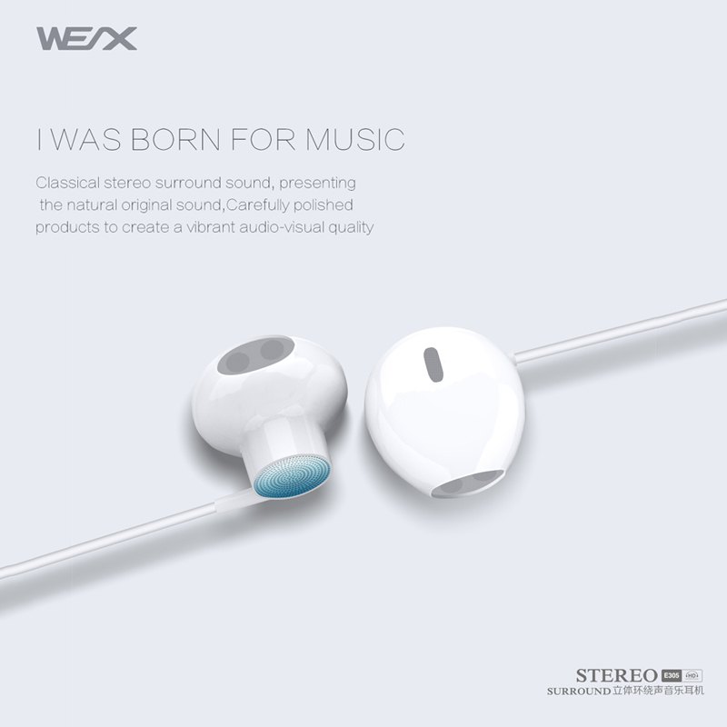WEX 305 Perinteiset kuulokkeet, langattomat kuulokkeet, langattomat kuulokkeet, EAR Buds